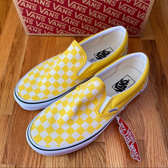 Vans Checkerboard Classic Slip On Women’s Sneakers - Picture 2 of 6